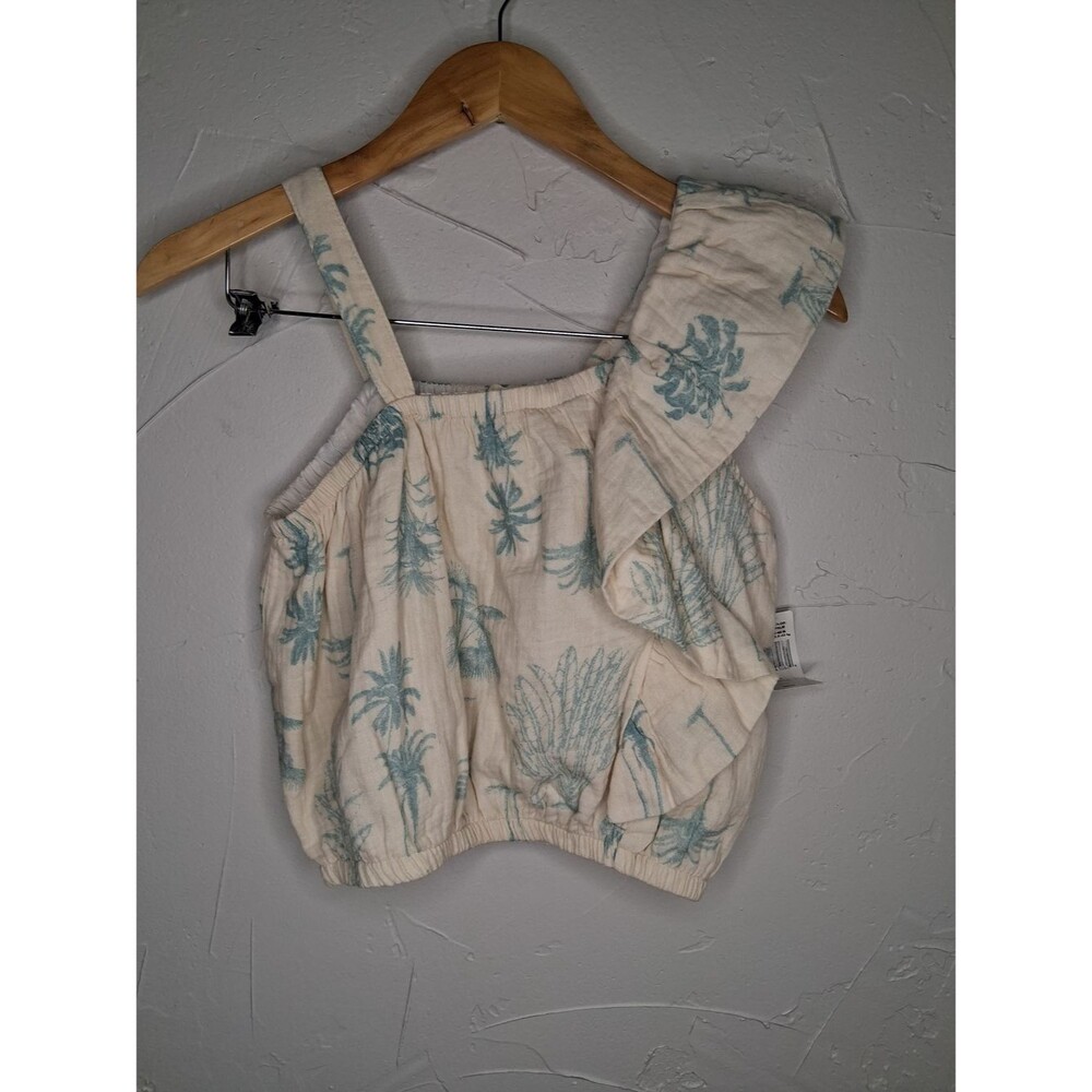 Jessica Simpson Cream Two-Piece Midi Set with Light Blue Floral Print - Picture 2 of 15